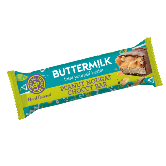Buttermilk Peanut Nougat suklaapatukka 50 g Vegekauppa