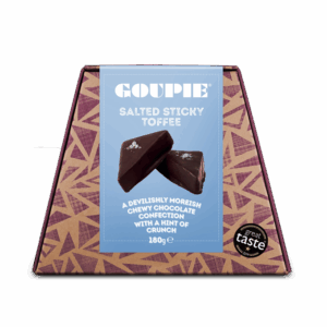 Goupie Salted Sticky Toffee -suklaakonvehdit 180 g