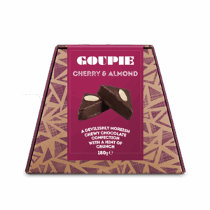 Goupie Cherry & Almond -suklaakonvehdit 180 g